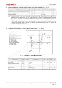 DF2S20FS數據表 頁面 2