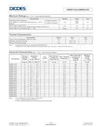 DM8W40AQ-13 Datasheet Page 2