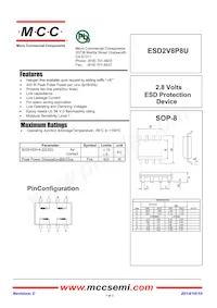ESD2V8P8U-TP Datenblatt Cover