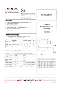ESD3V3D5B-TP Datasheet Copertura