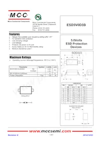 ESD5V0D3B-TP Datenblatt Cover