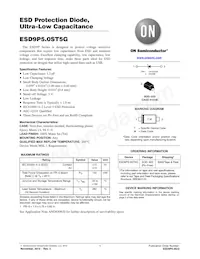 ESD9P5.0ST5G數據表 封面