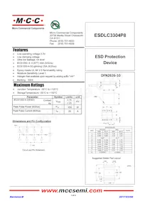 ESDLC3304P8-TP Datasheet Copertura