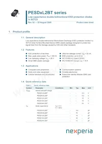 PESD12VL2BT/S911 Datenblatt Cover