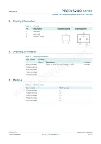 PESD15VS2UQ數據表 頁面 2