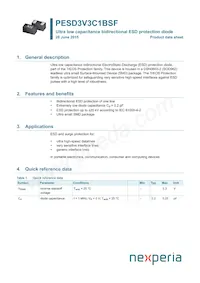 PESD3V3C1BSFYL Datasheet Copertura