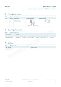 PESD3V3C1BSFYL Datasheet Pagina 2