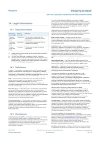 PESD3V3C1BSFYL Datasheet Pagina 10