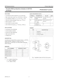 PESD3V3S2UT/ZLR數據表 頁面 3