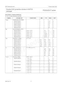 PESD3V3S2UT/ZLR數據表 頁面 6