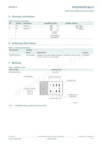 PESD5V0S1BLD Datasheet Page 2