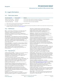 PESD5V0S1BSF Datasheet Pagina 11