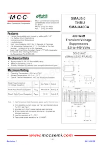 SMAJ8.5A-TP Datasheet Cover