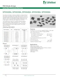 SP0506BAATG Datenblatt Cover