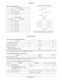 SZCM1214A-01SO數據表 頁面 2