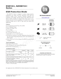 SZESD7351XV2T5G Datasheet Cover