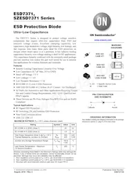 SZESD7371XV2T5G Datasheet Cover