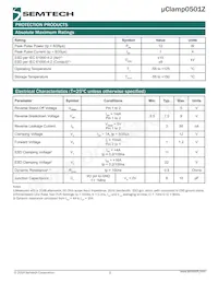 UCLAMP0501Z.TNT Datasheet Pagina 2