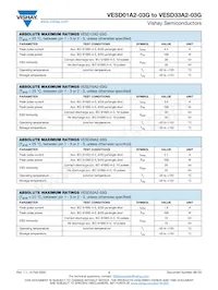 VESD33A2-03GHG3-08 Datasheet Page 3