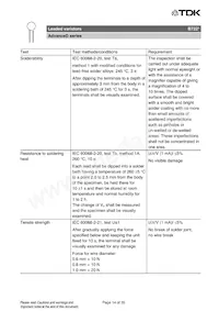 B72210S2551K501 Datasheet Pagina 14