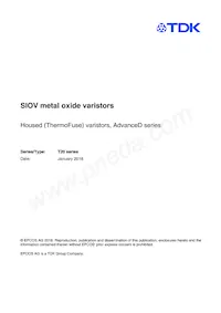 B72220T2681K105 Datasheet Copertura