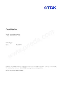 B72570D0160H060 Datasheet Copertura