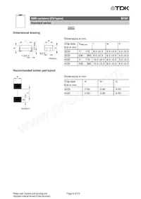 B72650M0231K072 Datasheet Pagina 8