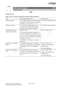 B72650M0231K072 Datasheet Pagina 10