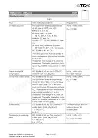 B72650M0231K072 Datasheet Pagina 11