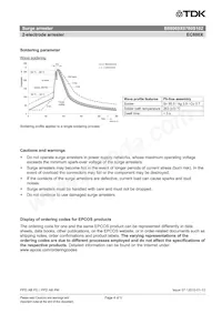 B88069X0780S102 Datasheet Pagina 4