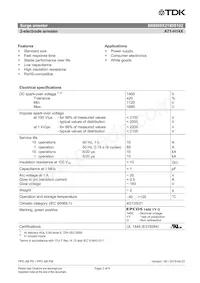 B88069X2180S102 Datasheet Pagina 2