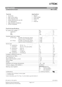 B88069X5010S102 Datasheet Pagina 2