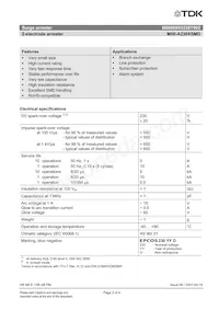 B88069X5220T902 Datasheet Pagina 2