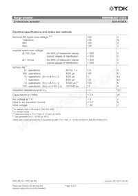 B88069X6071T203 Datasheet Pagina 3