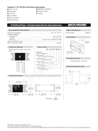 SF-2410FP315W-2 Datasheet Pagina 2