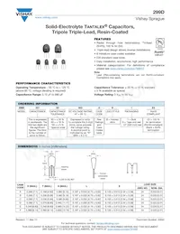 299D226X9050FB1E3 Datenblatt Cover