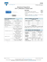 678D108M050FV5J Datasheet Copertura