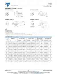 678D108M050FV5J Datasheet Pagina 2