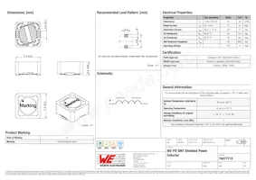 74477710 Datasheet Copertura