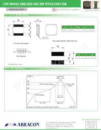 ASPI-0410FS-6R8M-T Datasheet Page 2