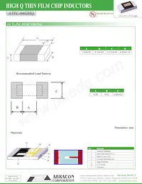 ATFC-0402HQ-4N7B-T Datasheet Page 2