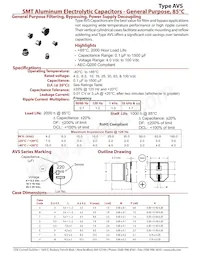 AVS477M25G24B-F Datasheet Cover