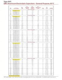 AVS477M25G24B-F Datasheet Pagina 2