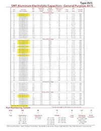 AVS477M25G24B-F Datasheet Pagina 3