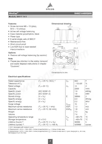 B48621A4605Q006 Datasheet Pagina 2