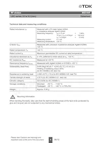 B82144F1106J000 Datasheet Page 4