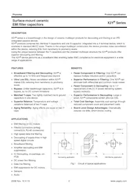 CX1206MKX7R0BB472 Datasheet Pagina 2