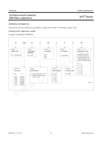 CX1206MKX7R0BB472 Datasheet Pagina 9