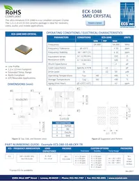 ECS-260-8-48-RTN-TR Datasheet Copertura