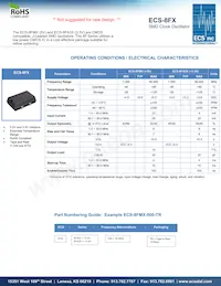 ECS-8FA3X-184-TR Datenblatt Cover